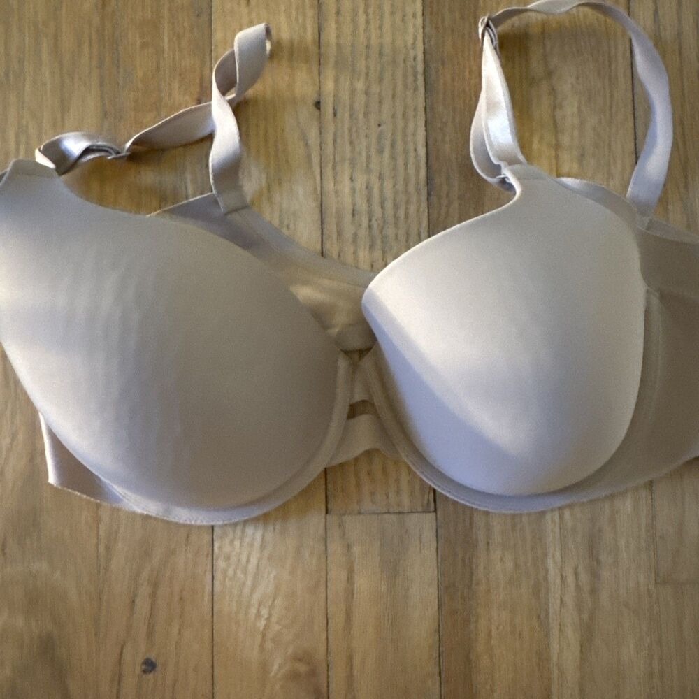 Warner's T-Shirt Bra 38C Beige Underwire Adjustable Strap